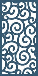 Elegant Swirl Pattern Laser Cut Vector DXF File
