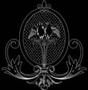 Elegant Victorian Birds Mirror Frame Vector DXF File