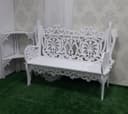 Elegant Victorian Garden Bench Laser Cut Vector File