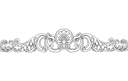 Elegant Victorian Shell Scrollwork DXF Vector File