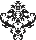 Elegant Vintage Damask Ornament Vector Design
