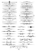 Elegant Vintage Dividers & Borders Pack - Free Vector DXF SVG