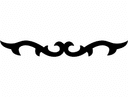Elegant Vintage Scroll Border Pattern DXF Vector File
