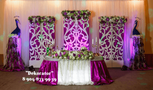 Elegant Wedding Laser Cut Decorative Screen Vector File
