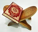Elegant Wooden Rehal Quran Stand Laser Cut DXF Vector File