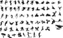 Extreme Sports Silhouettes Collection Vector File