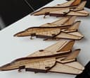 F-14 Tomcat Fighter Jet 3D Wood Puzzle Laser Cut Vector File