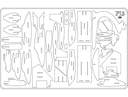F-15 Eagle Fighter Jet 3D Puzzle Laser Cut Vector File (DXF)