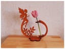 Fairy and Flower Test Tube Vase Laser Cut Vector File