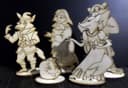 Fairy Tale Wooden Character Puppets Laser Cut Vector File (CDR)