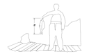 Fisherman with Halibut Catch Vector DXF File