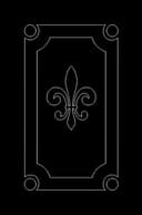 Fleur de Lis Decorative Panel Vector File for Laser Cutting