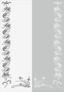 Floral Border and Corner Vector Design for Laser Cutting