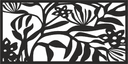 Floral Botanical Lattice CNC Panel Vector File