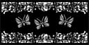 Floral Butterfly Room Divider Panel Vector File for Laser Cutting