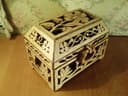 Floral Keepsake Chest 3D Laser Cut Vector File