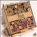 Floral Laser Cut Gift Box Vector File for CNC