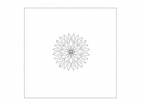Floral Mandala Vector Design for Laser Cutting DXF File
