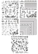Floral Ornaments and Corner Borders Vector Collection