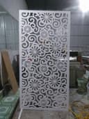 Floral Pattern Decorative Screen DXF File for Laser Cutting