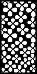 Floral Petal Seamless Pattern Decorative Screen Vector