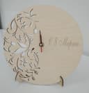 Floral Table Clock Laser Cut File - SVG DXF Vector