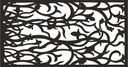 Floral Vine Decorative Panel Laser Cut Vector File