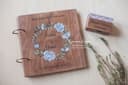 Floral Wedding Guest Book Cover Laser Cut Vector File
