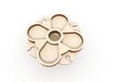 Flower Wine Glass Holder Stand Laser Cut Vector Plan