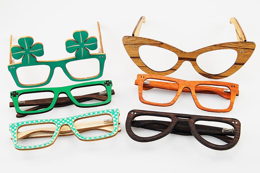 Fun Party Glasses Frames Laser Cut Vector File