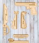 Fun Shaped Rulers for Kids Laser Cut Vector File