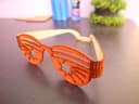 Fun Star-Patterned Wooden Sunglasses Laser Cut Vector File