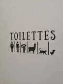 Funny Toilettes Restroom Sign Vector Template DXF SVG