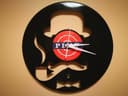 Gentleman Vinyl Record Wall Clock DXF Vector File