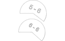Geodesic Dome Angle Connector Templates DXF Vector File