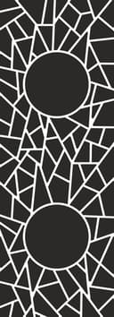 Geometric Abstract Mosaic Laser Cut Panel Vector File