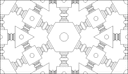 Geometric Architectural Grill Pattern Vector File