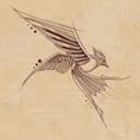 Geometric Bird Stencil Vector for Laser Cutting - Free SVG Download