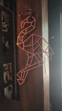 Geometric Flamingo Wall Art Laser Cut Vector File