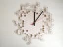 Geometric Honeycomb Wall Clock Vector Laser Cut File