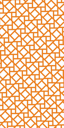 Geometric Lattice Jali Pattern Panel DXF and CDR Free Vector