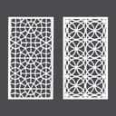 Geometric Lattice Panels for Laser Cutting Free Vector File