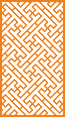 Geometric Lattice Screen Panel Vector for Laser Cutting