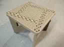 Geometric Maze Stool CNC Vector File for Laser Cutting