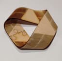 Geometric Moebius Strip 3D Puzzle Vector DXF File