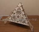 Geometric Pyramid Table Lamp Laser Cut Vector File