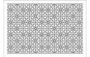 Geometric Star Pattern Decorative Panel Vector DXF File