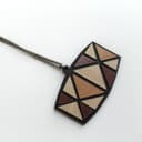 Geometric Wooden Pendant Laser Cut Vector File