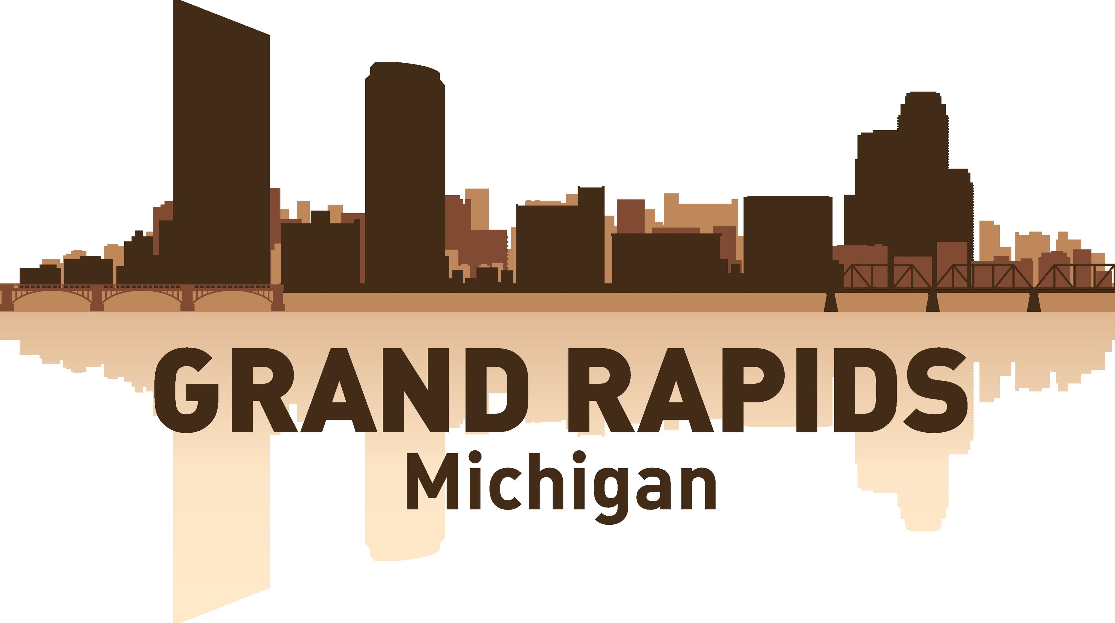 Grand Rapids Skyline Vector Design for Laser Cutting