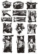 Gritty Urban Street Fighter Vector Collection for CNC